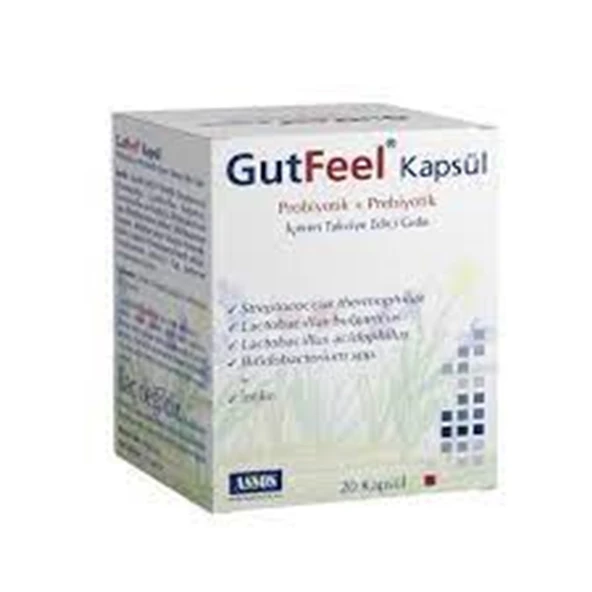 Gutfeel Prebiyotik Probiyotik 20 Kapsül ürün görseli