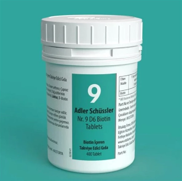 Adler Schüssler No: 9 Tablets ürün görseli