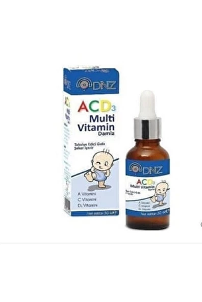 DNZ ACD3 Multivitamin Damla 30 ml ürün görseli