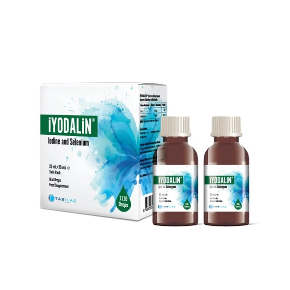 Iyodalin İyot ve Selenyum Damla 25 + 25 ml ürün görseli