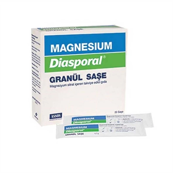 Magnesium Diasporal 300 gr 20 Granül Saşe ürün görseli
