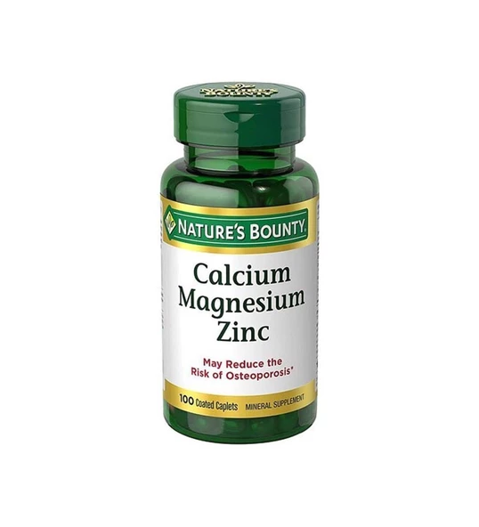Nature's Bounty Calcium Magnesium Zinc 100 Tablet ürün görseli