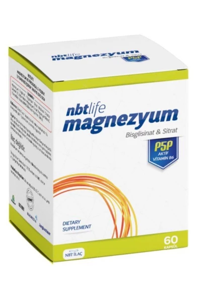 NBT Life Magnezyum Bisglisinat ve Sitrat 60 Kapsül ürün görseli
