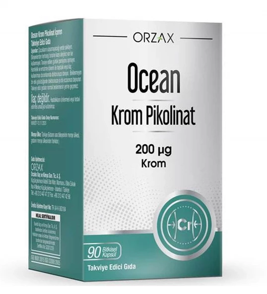 Ocean Krom Pikolinat 200 mcg 90 Kapsül ürün görseli