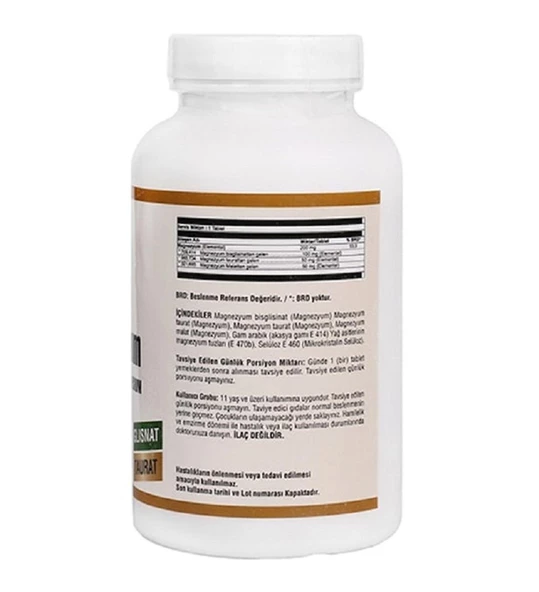 NCS Magnesium Malat Glisnat Taurat 180 Tablet - Resim 2
