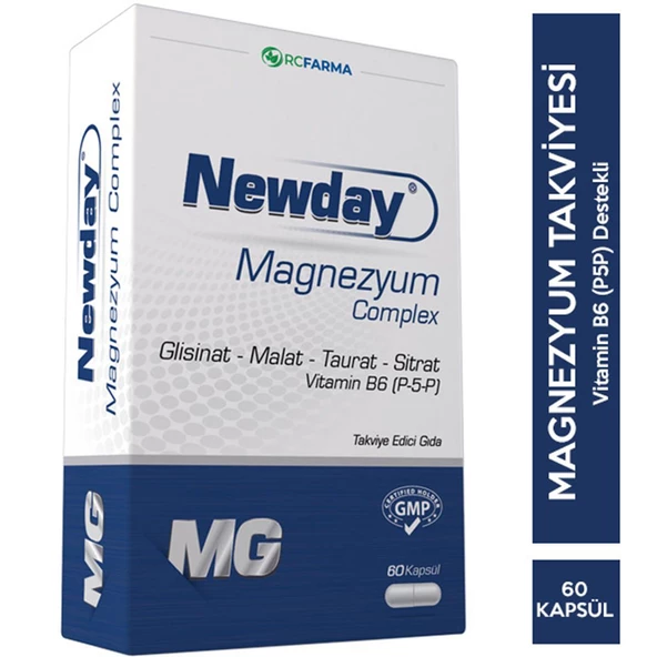 Newday Magnezyum Complex 60 Kapsül ürün görseli
