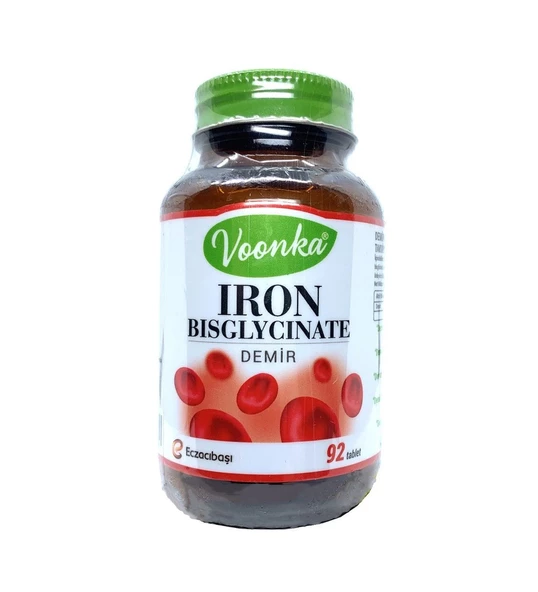 Voonka Iron Bisglycinate 92 Kapsül - Resim 2