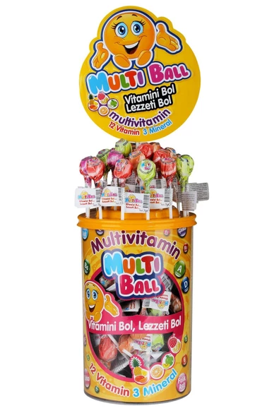 Multiball Lolipop Multivitamin 150'li ürün görseli