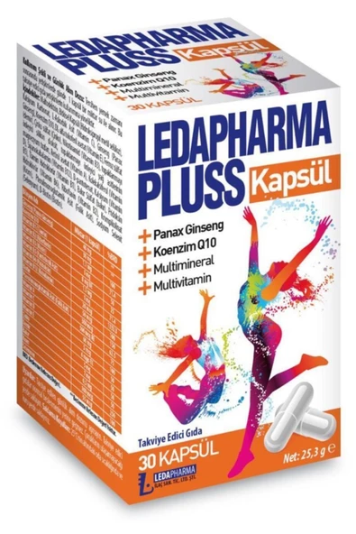Ledapharma Pluss Multivitamin 30 Kapsül ürün görseli