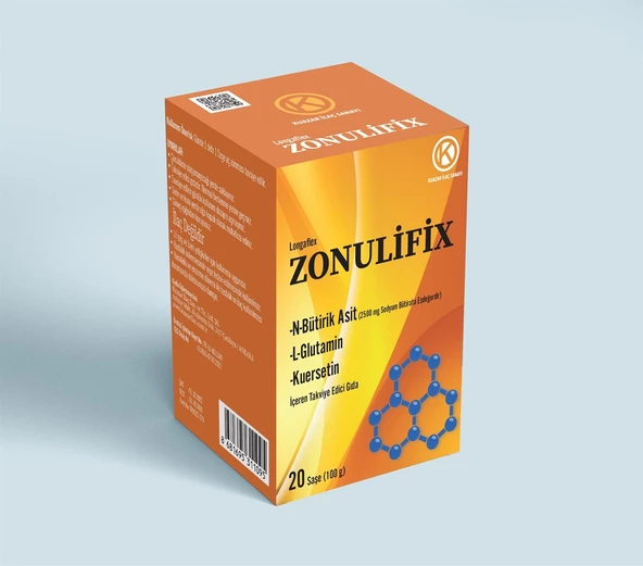 Zonulifix N-Bütirik Asit, L-Glutamin, Kuersetin 20 Şase - 2