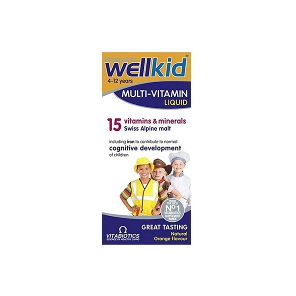 Wellkid Multivitamin Liquid Şurup 150 ml ürün görseli