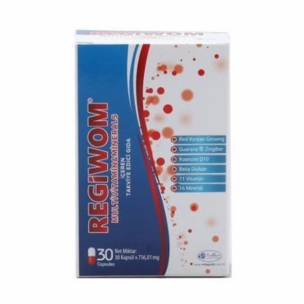 Regiwom Multivitamin & Mineral 30 Kapsül