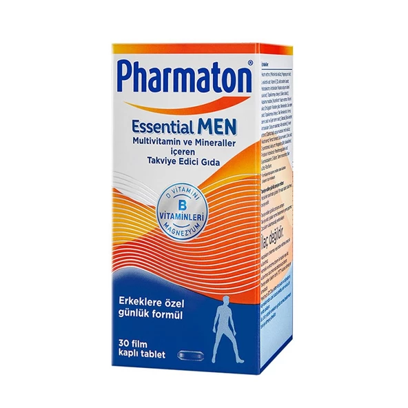 Pharmaton Essential Men 30 Tablet ürün görseli