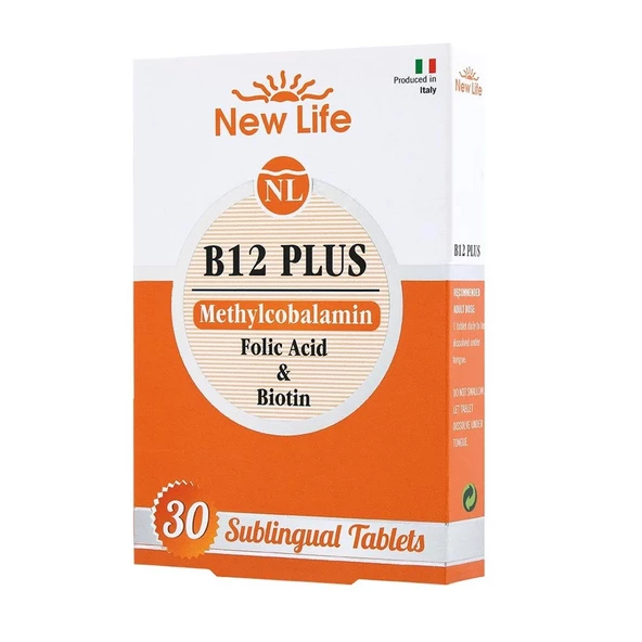 New Life B12 Plus Methylcobalamin 30 Tablet ürün görseli