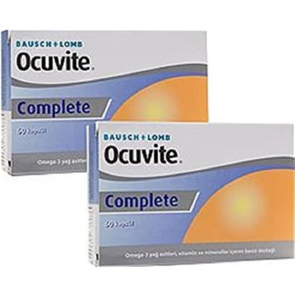 Ocuvite Complete 60 Kapsül - 2'li Fırsat Paketi (644 TL Etiketli)