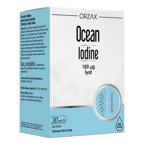 Ocean Iodine Damla 30 ml ürün görseli