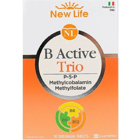 New Life B Active Trio 30 Tablet ürün görseli