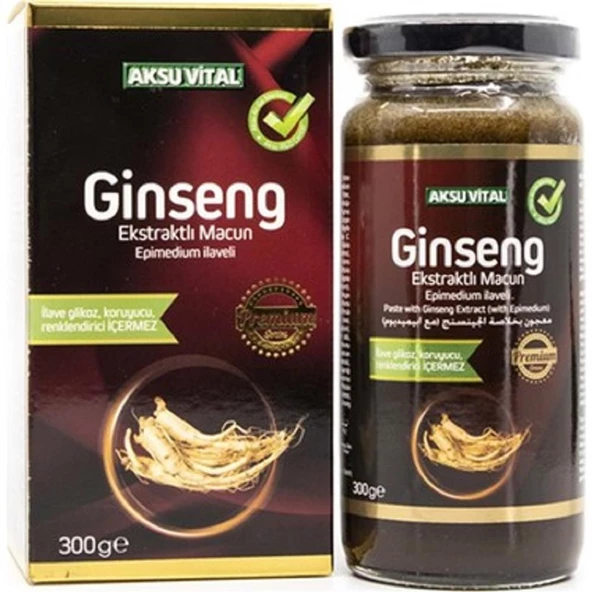 Aksu Vital Ginseng Ekstraktlı Macun 300 gr ürün görseli