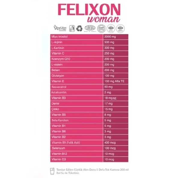 Felixon Woman 30 Saşe - Resim 2
