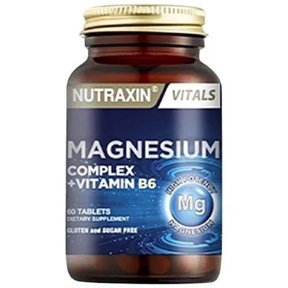 Nutraxin Magnesium Complex Vitamin B6 60 Tablet ürün görseli