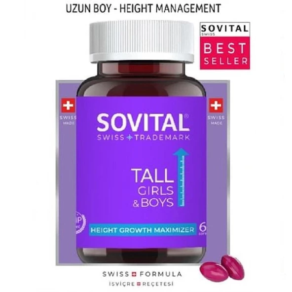 Sovital Tall Girls Boys Softgels 60'lı - Resim 2