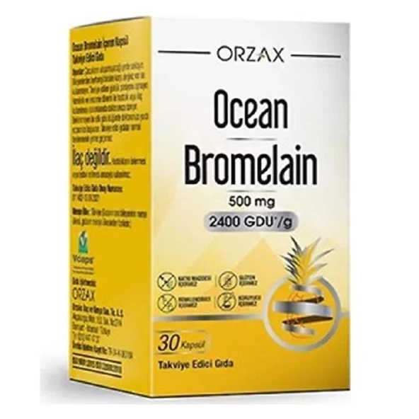Ocean Bromelain 30 Kapsül ürün görseli