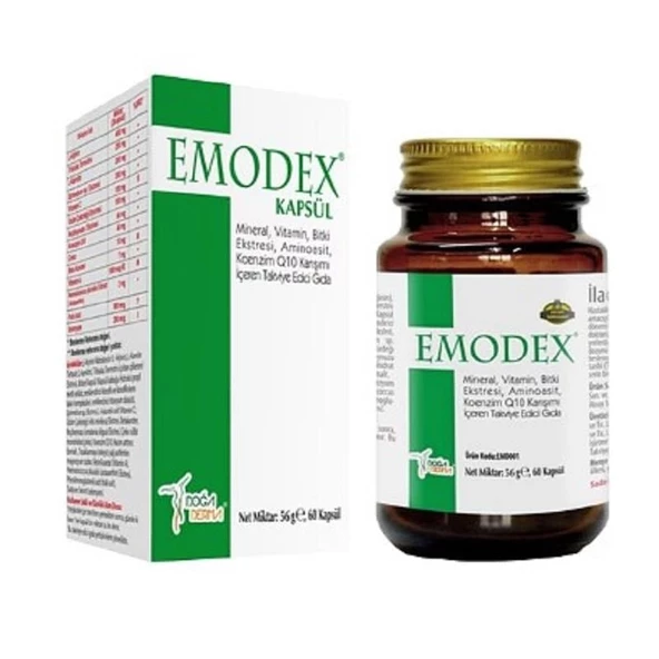Emodex Takviye Edici Gıda 60 Kapsül ürün görseli