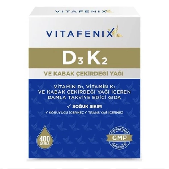 Vitafenix D3K2 400 Damla 20 ml ürün görseli