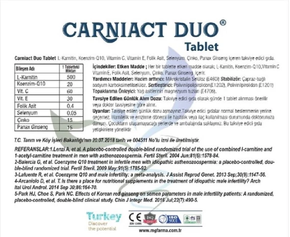 Carniact Duo 30 Tablet - 3
