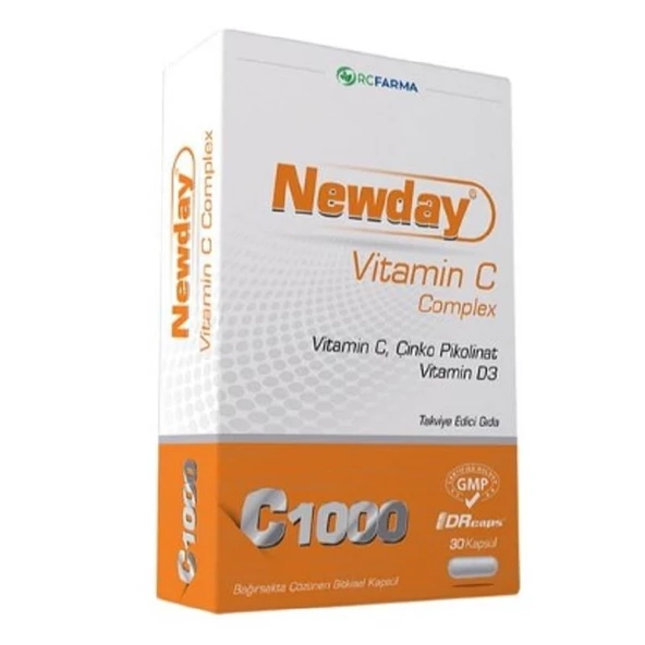 Newday Vitamin C 1000 Complex 30 Kapsül