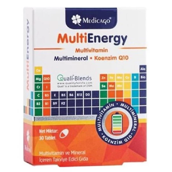 Medicago Multienergy 30 Tablet ürün görseli