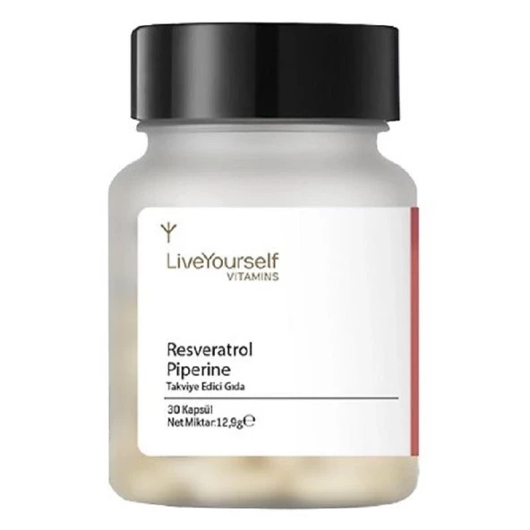 Live Yourself Resveratrol Piperin 30 Kapsül ürün görseli