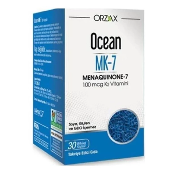 Ocean MK-7 100 mcg Vitamin K2 30 Kapsül ürün görseli