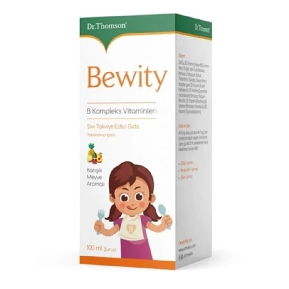 Dr. Thomson Bewity B Kompleks Vitamin Şurup 100 ml ürün görseli