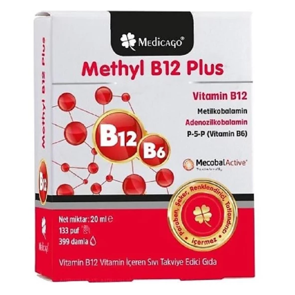 Medicago Methyl B12 Plus Sprey 20 ml ürün görseli