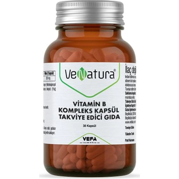 Venatura Vitamin B Kompleks 30 Kapsül