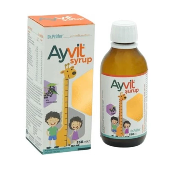 Ayvit Vitamin Mineral L-Arjinin Şurup 150 ml