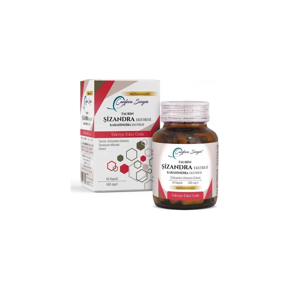 Canfeza Sezgin Taurin Şizandra Karahindiba Ekstresi 60 Kapsül ürün görseli