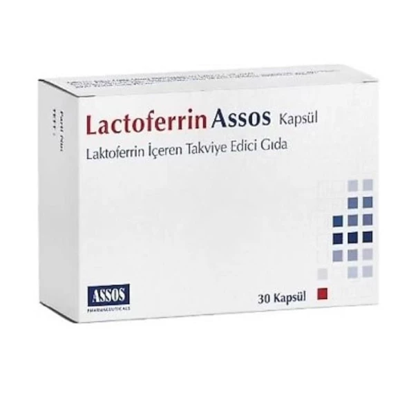 Lactoferrin Assos 30 Kapsül ürün görseli