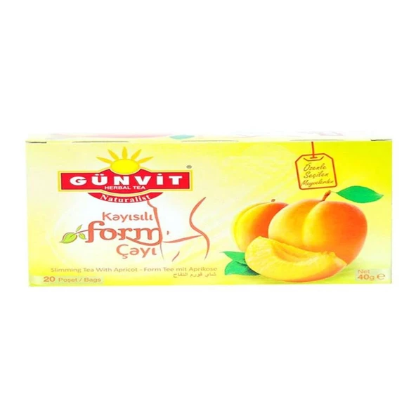 Günvit Kayısılı Form Çayı 20'li ürün görseli