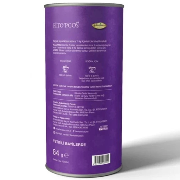 Fitovision Fito Pcos 84 gr - Resim 2