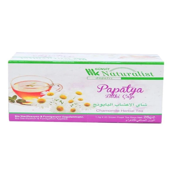 Günvit Papatya Bitki Çayı 20 Süzen Poşet ürün görseli