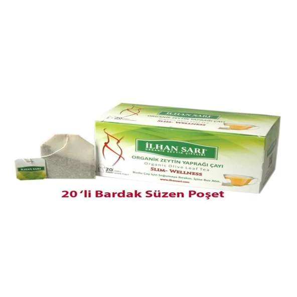 İlhan Sarı Organik Zeytin Yaprağı Çayı 20'li