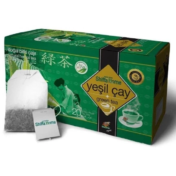 Shiffa Home Yeşil Çay 20 Süzen Poşet