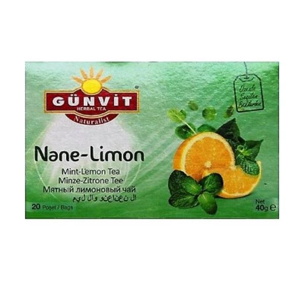 Günvit Nane-Limon 20'li ürün görseli