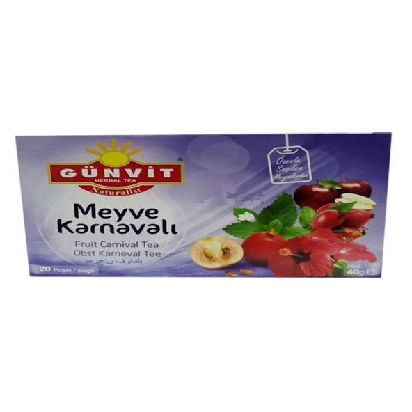 Günvit Meyve Karnavalı Bitki Çayı 20'li ürün görseli