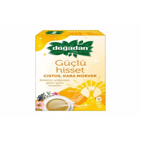 Doğadan Güçlü Hisset Cistus Kara Mürver Çay 18'li