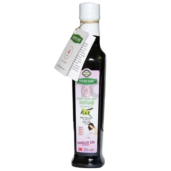 İlhan Sarı Hamileler İçin Erken Yeşil Hasat 4 Saat Organik Natürel Sızma Zeytinyağı 250 ml