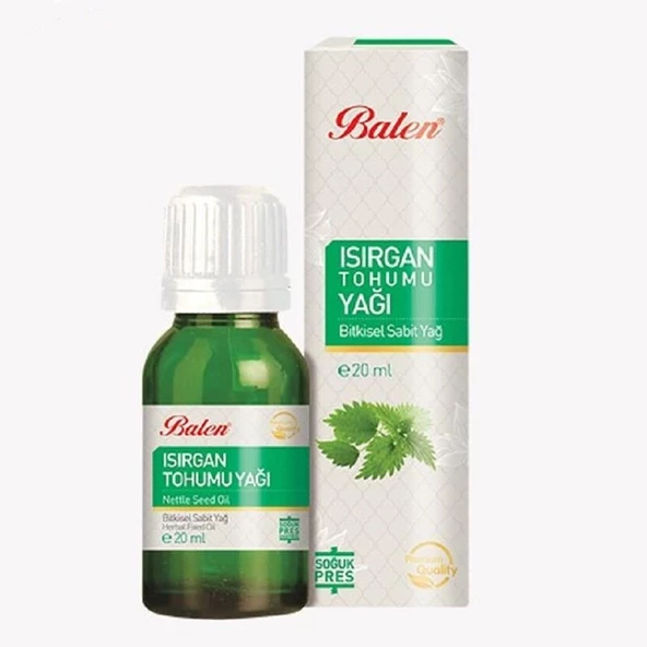 Balen Isırgan Tohumu Yağı (Soğuk Pres) 20 ml ürün görseli