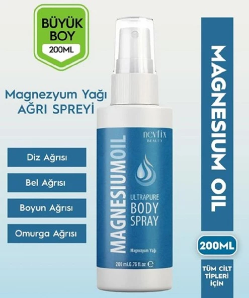 Nevfix Beauty Magnezyum Yağı 200 ml - Resim 6